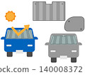 汽車遮陽簾插畫集 140008372
