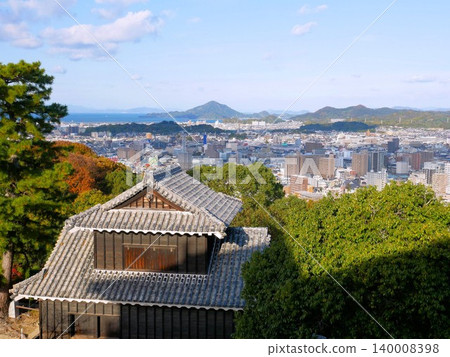 View from Matsuyama Castle (Ehime Prefecture) View from Matsuyama Castle (Ehime Prefecture) 140008398
