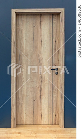 Modern wooden closed interior door Modern wooden closed interior door 140008636