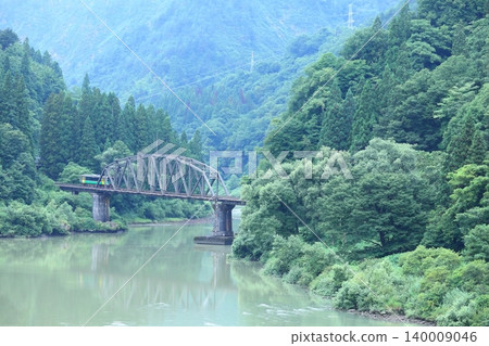 只見線4號線只見川大橋 只見線4號線只見川大橋 140009046