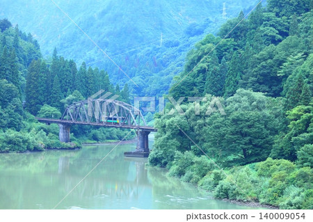 只見線4號線只見川大橋 只見線4號線只見川大橋 140009054
