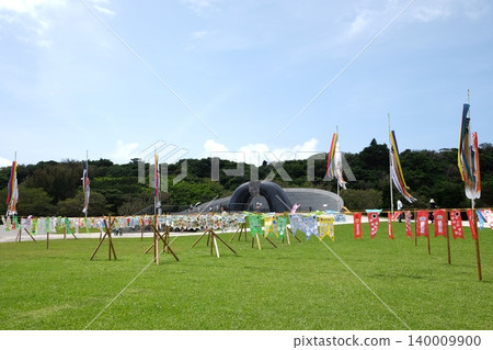 Carp streamers lined up Carp streamers lined up 140009900