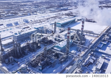 top view of the oil refinery top view of the oil refinery 140010313