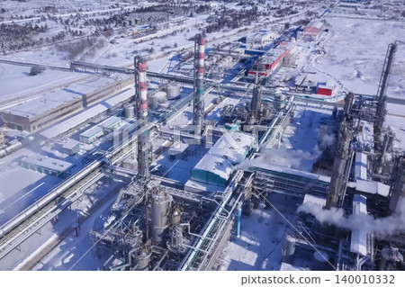 top view of the oil refinery top view of the oil refinery 140010332