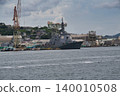 A Japanese Self-Defense Forces ship under construction in Nagasaki. 140010508