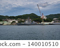 A Japanese Self-Defense Forces ship under construction in Nagasaki. 140010510