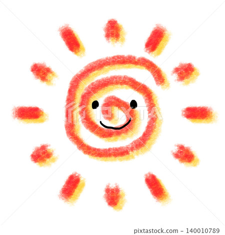 太陽插圖（JPEG/PNG） 140010789