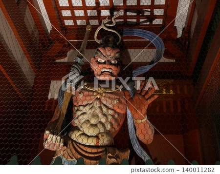 The Agyo Nio statue at Senso-ji Temple 140011282