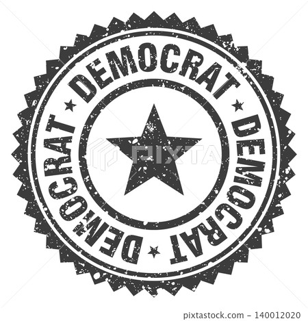 democrat black grunge round stamp. democrat stamp democrat black grunge round stamp. democrat stamp 140012020