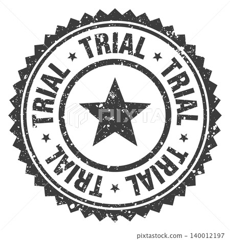 trial black grunge round stamp. trial stamp trial black grunge round stamp. trial stamp 140012197