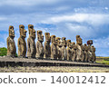 The Moai statues of Easter Island in too good a weather 002 140012412