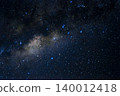 The starry sky over Easter Island and the faintly visible Milky Way 002 140012418