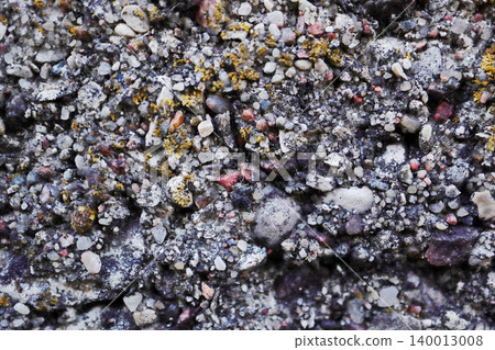 Dark Wet Gravel and Mixed Pebbles with Lichen Fragments, Moody Natural Ground Texture Background Macro Dark Wet Gravel and Mixed Pebbles with Lichen Fragments, Moody Natural Ground Texture Background Macro 140013008