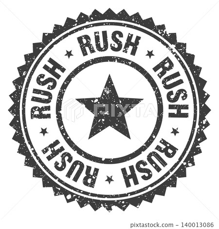 rush black grunge round stamp. rush stamp rush black grunge round stamp. rush stamp 140013086