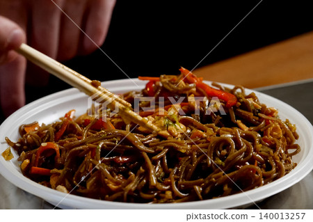 Rye noodles with spices Rye noodles with spices 140013257