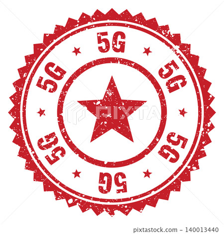 5g red grunge round stamp. 5g stamp 5g red grunge round stamp. 5g stamp 140013440