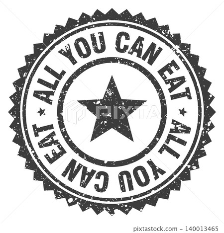 all you can eat black grunge round stamp. all you can eat stamp all you can eat black grunge round stamp. all you can eat stamp 140013465