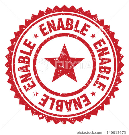 enable red grunge round stamp. enable stamp 140013673