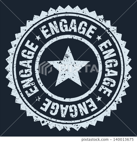 engage white grunge round stamp. engage stamp engage white grunge round stamp. engage stamp 140013675