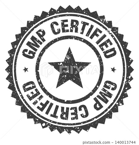 gmp certified black grunge round stamp. gmp certified stamp gmp certified black grunge round stamp. gmp certified stamp 140013744