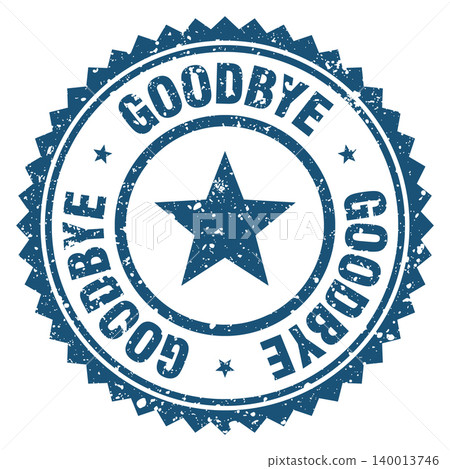 goodbye blue grunge round stamp. goodbye stamp goodbye blue grunge round stamp. goodbye stamp 140013746