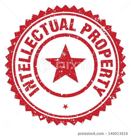 intellectual property red grunge round stamp. intellectual property stamp intellectual property red grunge round stamp. intellectual property stamp 140013816