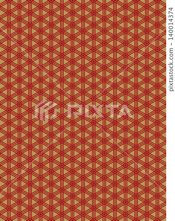 Counterfeit gold and crimson sesame seed pattern 140014374