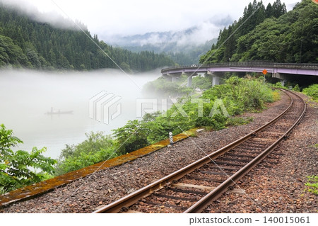 Hayato Station, Tadami Line, Fukushima Prefecture 140015061