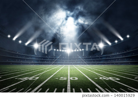 American football stadium at night American football stadium at night 140015929