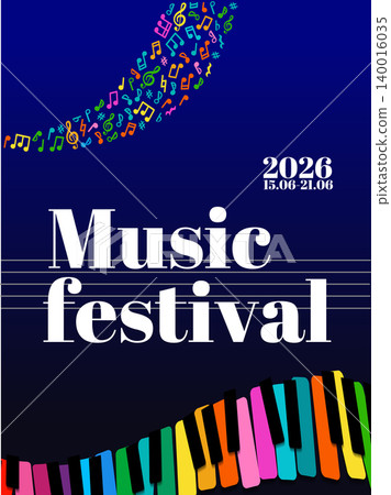 blue rock. festival concert party flyer or poster design template. place for text. blue rock. festival concert party flyer or poster design template. place for text. 140016035