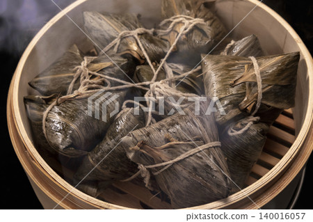 竹製蒸籠,粽子,端午節,水蒸氣,台灣,せいろ、団子、端午節、台湾、Bamboo steamer, r 140016057