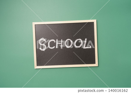 School chalkboard green background education concept School chalkboard green background education concept 140016162