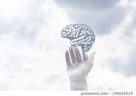 Hand reaching for the mind Hand reaching for the mind 140016529