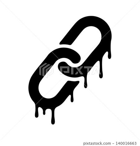 Graffiti chain link icon Graffiti chain link icon 140016663