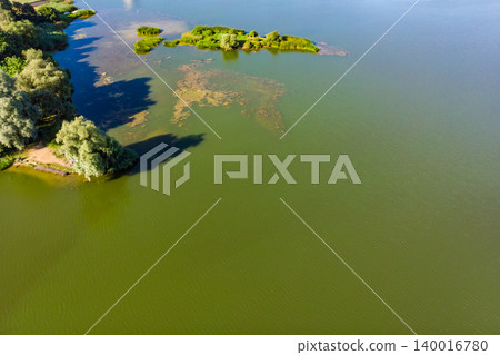 Lake in Tuchola Forests, Poland. Aerial view Lake in Tuchola Forests, Poland. Aerial view 140016780