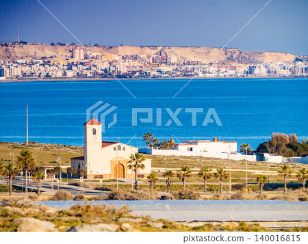 Church on spanish coast Church on spanish coast 140016815