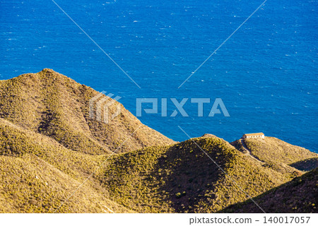 Sea coast landscape. Regional Park of Calnegre and Cabo Cope in Spain Sea coast landscape. Regional Park of Calnegre and Cabo Cope in Spain 140017057