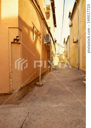 Evening view of the old city of Bukhara, Uzbekistan Evening view of the old city of Bukhara, Uzbekistan 140017720