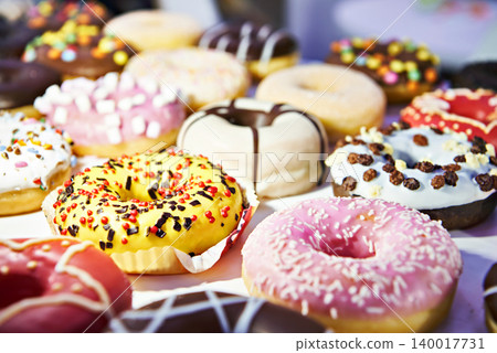Donut cakes in shop 140017731