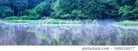 Iris colony at Hiraike Pond (panorama) Iris colony at Hiraike Pond (panorama) 140018077