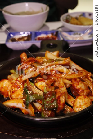 Korean Spicy Stir-Fry in Pot Korean Spicy Stir-Fry in Pot 140018193