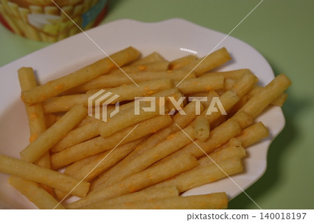 Plate of Fried Cheese Sticks Snack Plate of Fried Cheese Sticks Snack 140018197