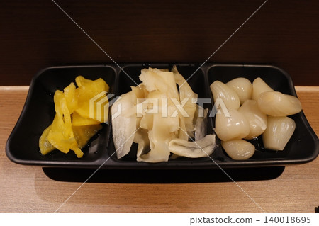 Three Compartment Pickled Food Tray Three Compartment Pickled Food Tray 140018695