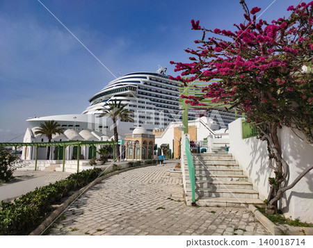 La Goulette cruise port and terminal at La Goulette, Tunisia La Goulette cruise port and terminal at La Goulette, Tunisia 140018714