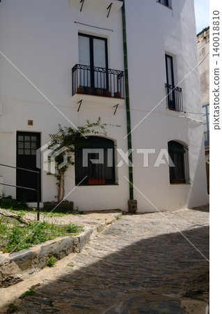 Beautiful mediterranean White Houses of Cadaques Costa Brava Spain Beautiful mediterranean White Houses of Cadaques Costa Brava Spain 140018810