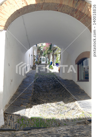 Beautiful mediterranean White Houses of Cadaques Costa Brava Spain Beautiful mediterranean White Houses of Cadaques Costa Brava Spain 140018816