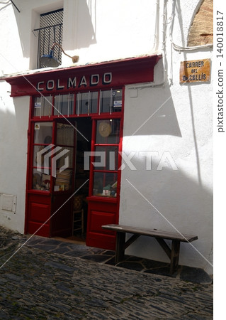 Beautiful mediterranean White Houses of Cadaques Costa Brava Spain Beautiful mediterranean White Houses of Cadaques Costa Brava Spain 140018817