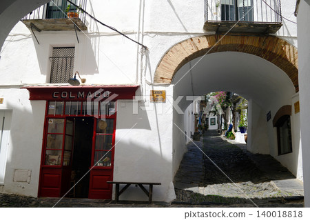 Beautiful mediterranean White Houses of Cadaques Costa Brava Spain Beautiful mediterranean White Houses of Cadaques Costa Brava Spain 140018818