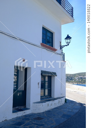 Beautiful mediterranean White Houses of Cadaques Costa Brava Spain Beautiful mediterranean White Houses of Cadaques Costa Brava Spain 140018822