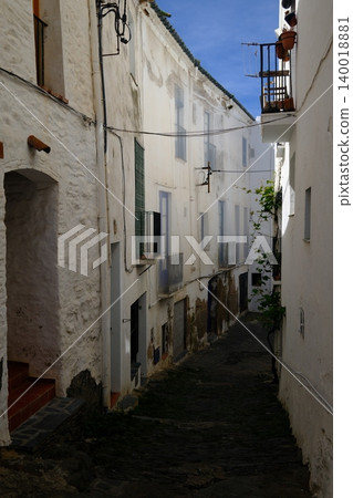 Beautiful mediterranean White Houses of Cadaques Costa Brava Spain Beautiful mediterranean White Houses of Cadaques Costa Brava Spain 140018881